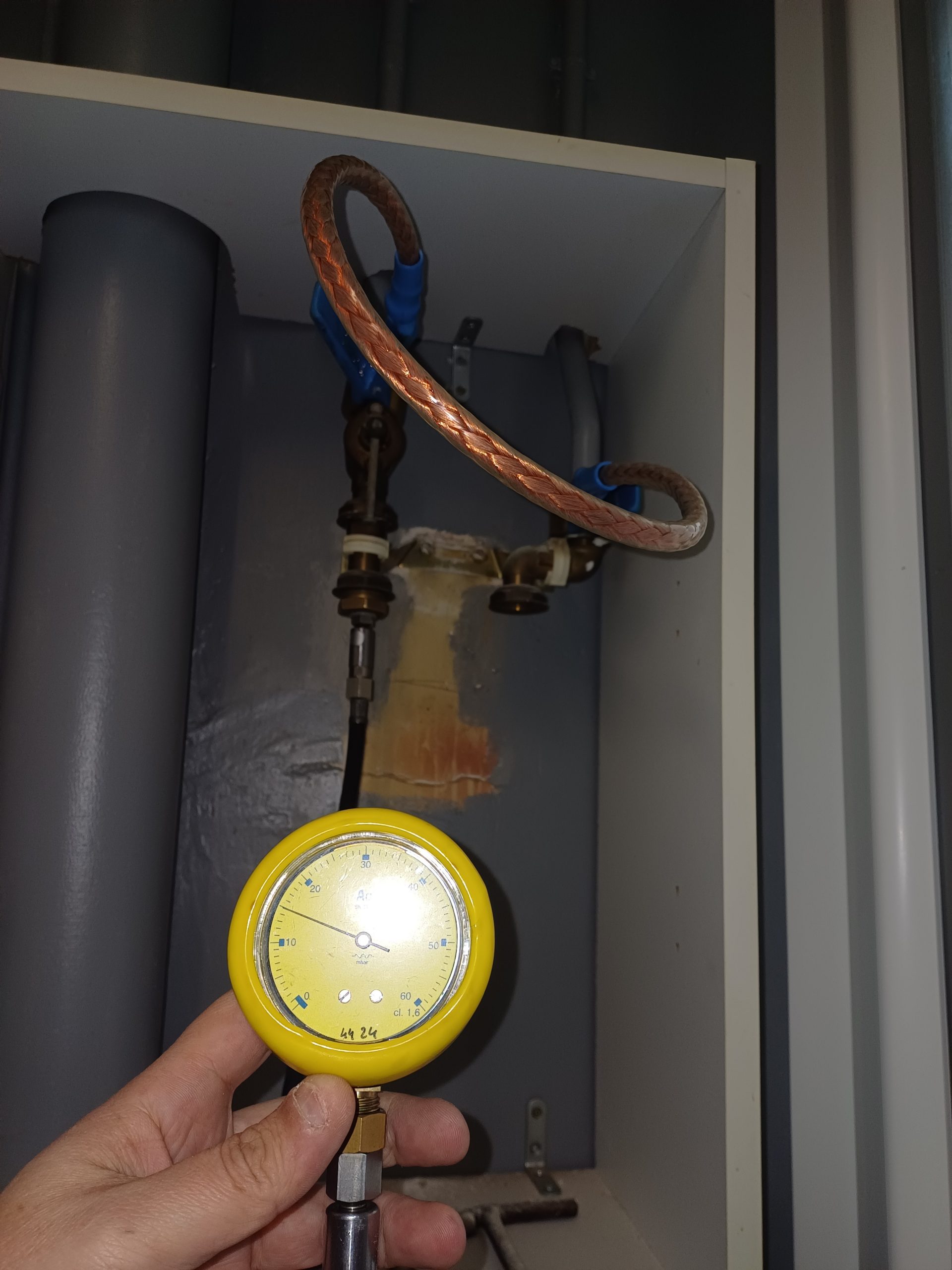 Vérification de la pression